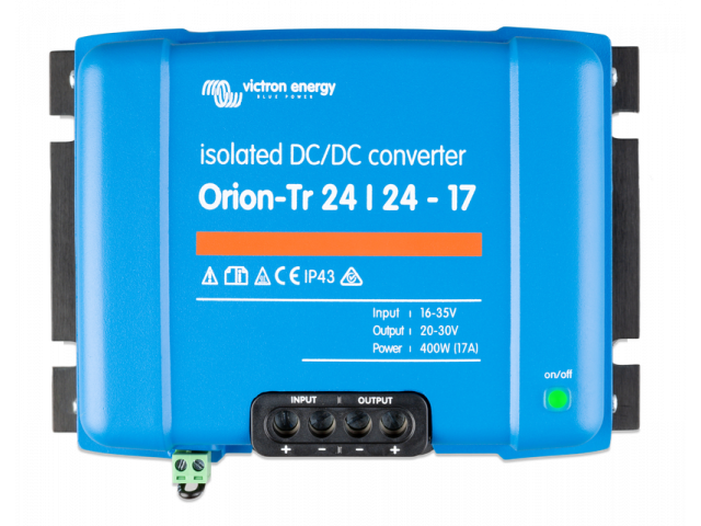Victron Energy ORION-TR 24/24-17A (400W) Konvertör, Galvanik İzolasyonlu, İzoleli (ORI242441110)
